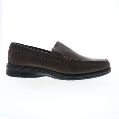 Повседневные мужские коричневые мокасины и слипоны Rockport Palmer Venetian, широкие лоферы и слипоны без застежки 15