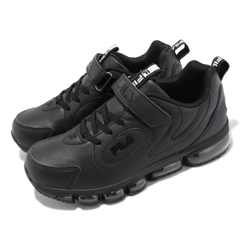 

Fila J443X Черный Белый Ремешок Дети Женщины Бег Спорт Повседневная Обувь Кроссовки, J443x
