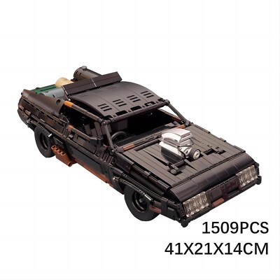 1:18 Mad Max Black V8 Interceptor Ford XB Falcon Coupe blcoks The Road Warrior