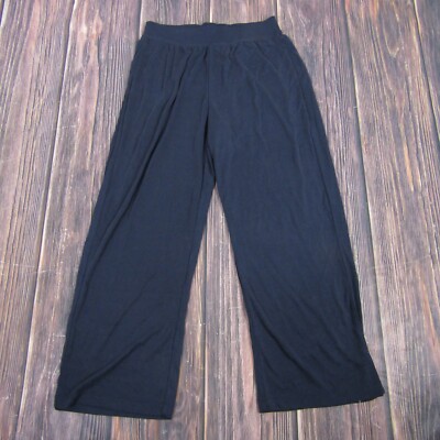Marine Layer NEW NWT Womens XS Navy Blue Ribbed 7/8 Cropped Pants Luxe