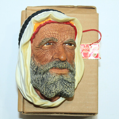 NEW NIB 1968 VTG BOSSONS MADE IN CONGLETON ENGLAND ARAB SHEIK SYRIAN HEAD #36