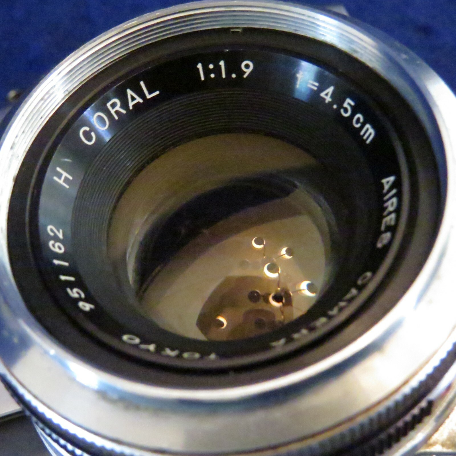 Aries 35-V Rangefinder Camera w/ 4.5cm f1.9 Coral H lens & Original Case