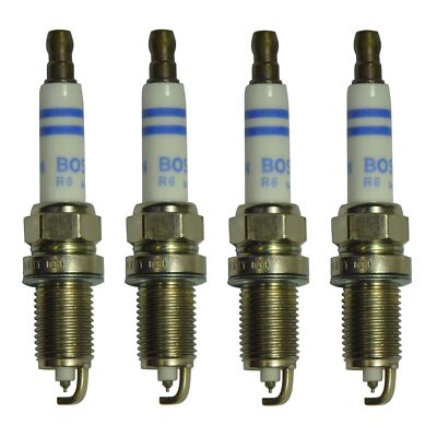4 x VW/For Audi Turbo 1.8T SPARK PLUGS/Exact OEM 4 Piece Set Double Platinum