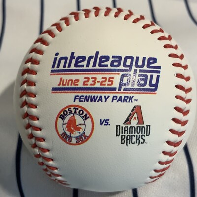 Boston Red Sox Diamondbacks Interleague Play 2008 Souvenir Baseball Ball