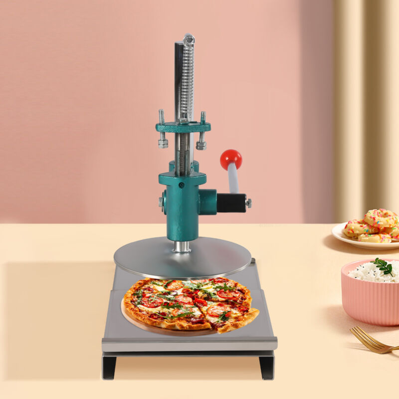 7.9inch Household Pizza Dough Pastry Manual Press Machine w/ 0.2" Thick Disc