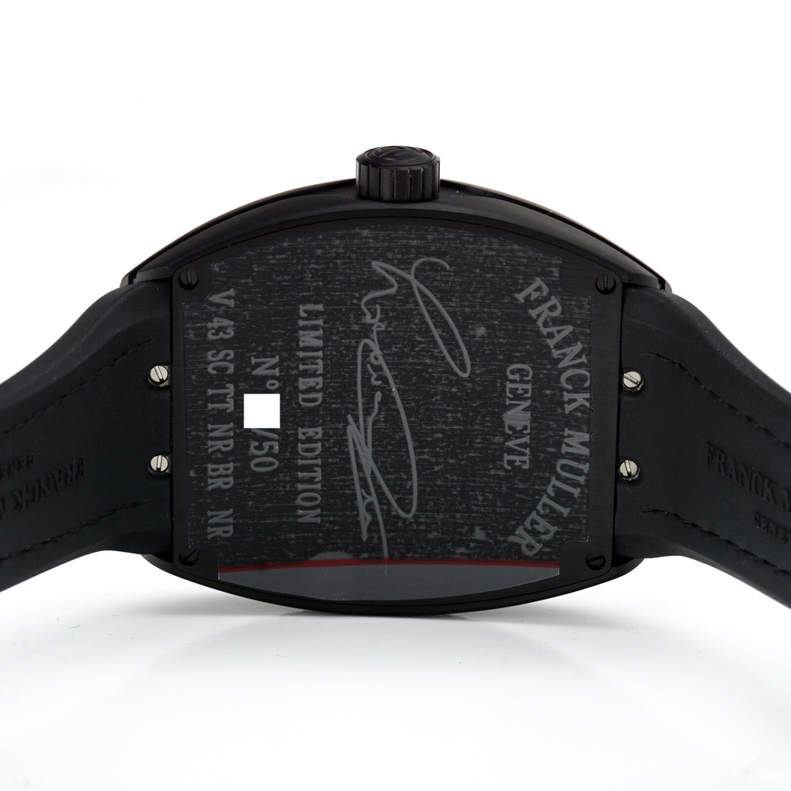 Pre-owned Franck Muller Vanguard Color Dreams Loes Van Delft V43 Sc Dt Tt Br Limited