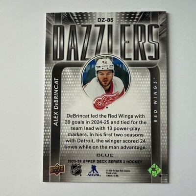 2025 Upper Deck Series 2 #DZ-85 Alex DeBrincat Dazzlers Blue