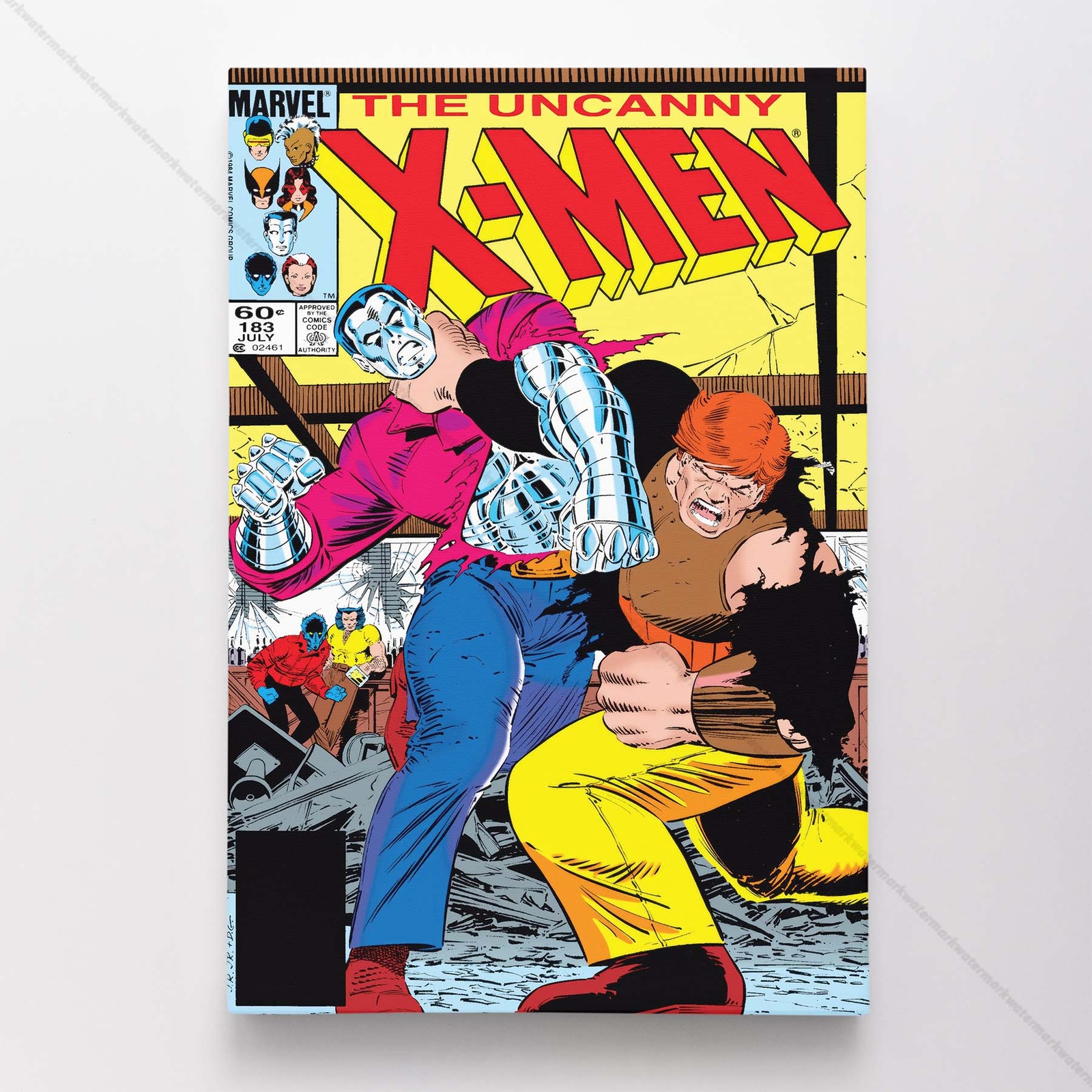 Uncanny X-Men Poster Canvas Vol 1 #183 Xmen Marvel Comic Book Art Print