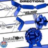 InstaBows Large Blue Gift Bow 12