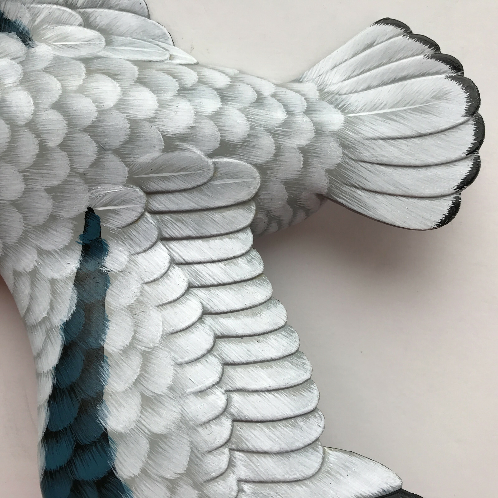 Wall Sculpture Life SEAGULL Bird Dimensional Hanging~Nautical Hand-Painted Decor