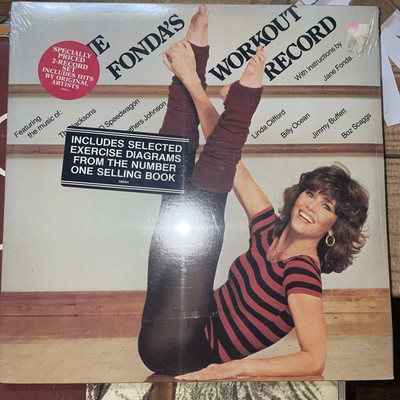 ''Jane Fonda's Workout Record'' 1981 2-LP Set, Factory Sealed! RARE (19)