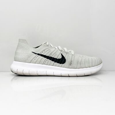 Nike Womens Free RN Flyknit 831070-101 Белые кроссовки для бега, размер 8