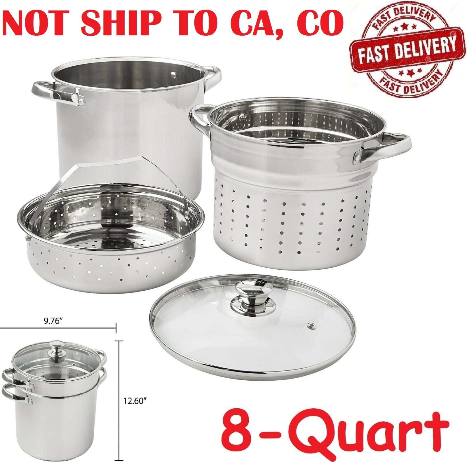 Amazon.com: Polished Aluminum Pressure Cooker 4.5L With Viso