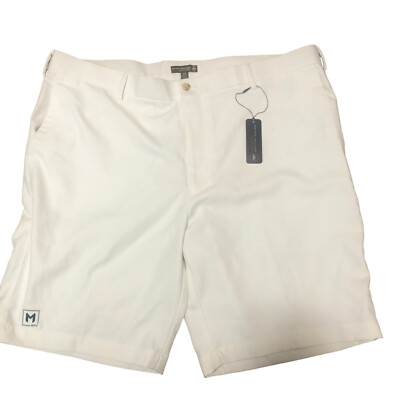 Peter Millar  Salem Performance Golf Shorts MC0EB82 White Men's Sz 40 NWT