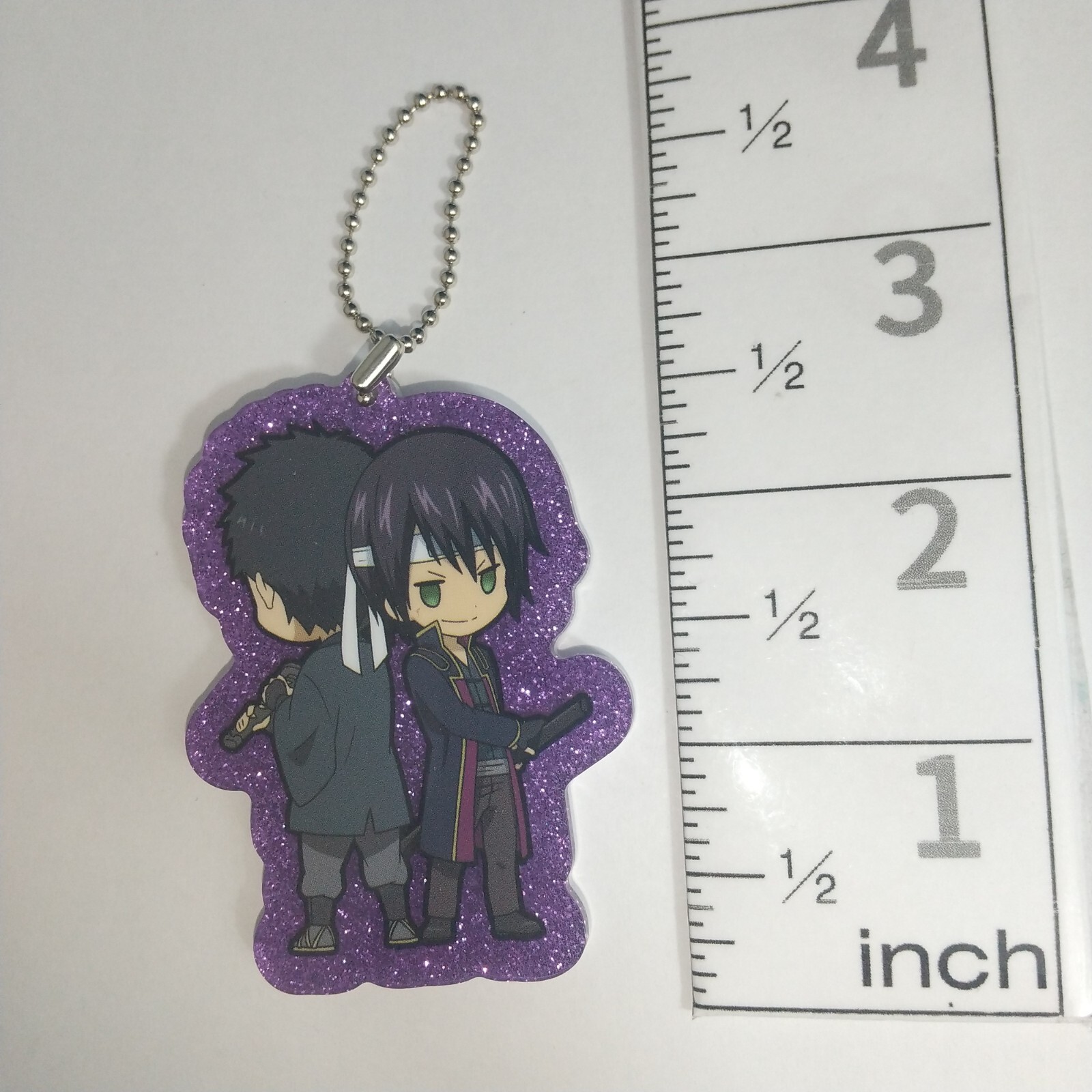 A76412 Gintama Acrylic Keychain Shinsuke Takasugi & Tasuke