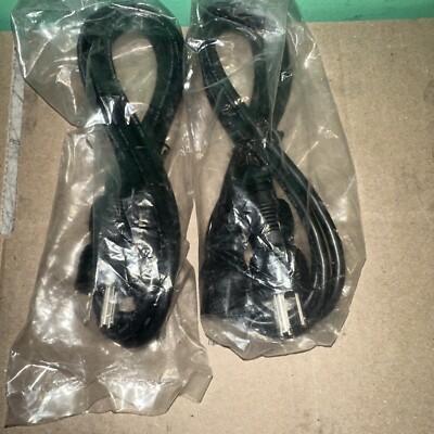 2 6ft 16AWG HOSPITAL GRADE Computer Power Cord Cable W/3 Conductor Pc Power