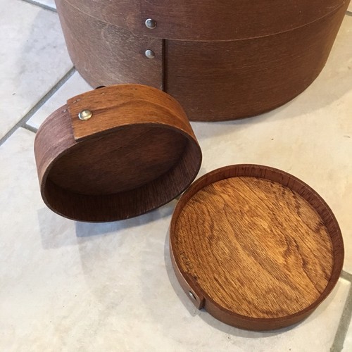 Amish Made Stack Of Six Stained Shaker Nesting Boxes