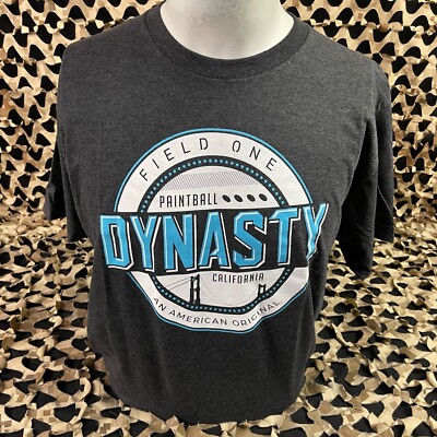 NEW Field One Dynasty American Original T-Shirt - Heather Charcoal - Large