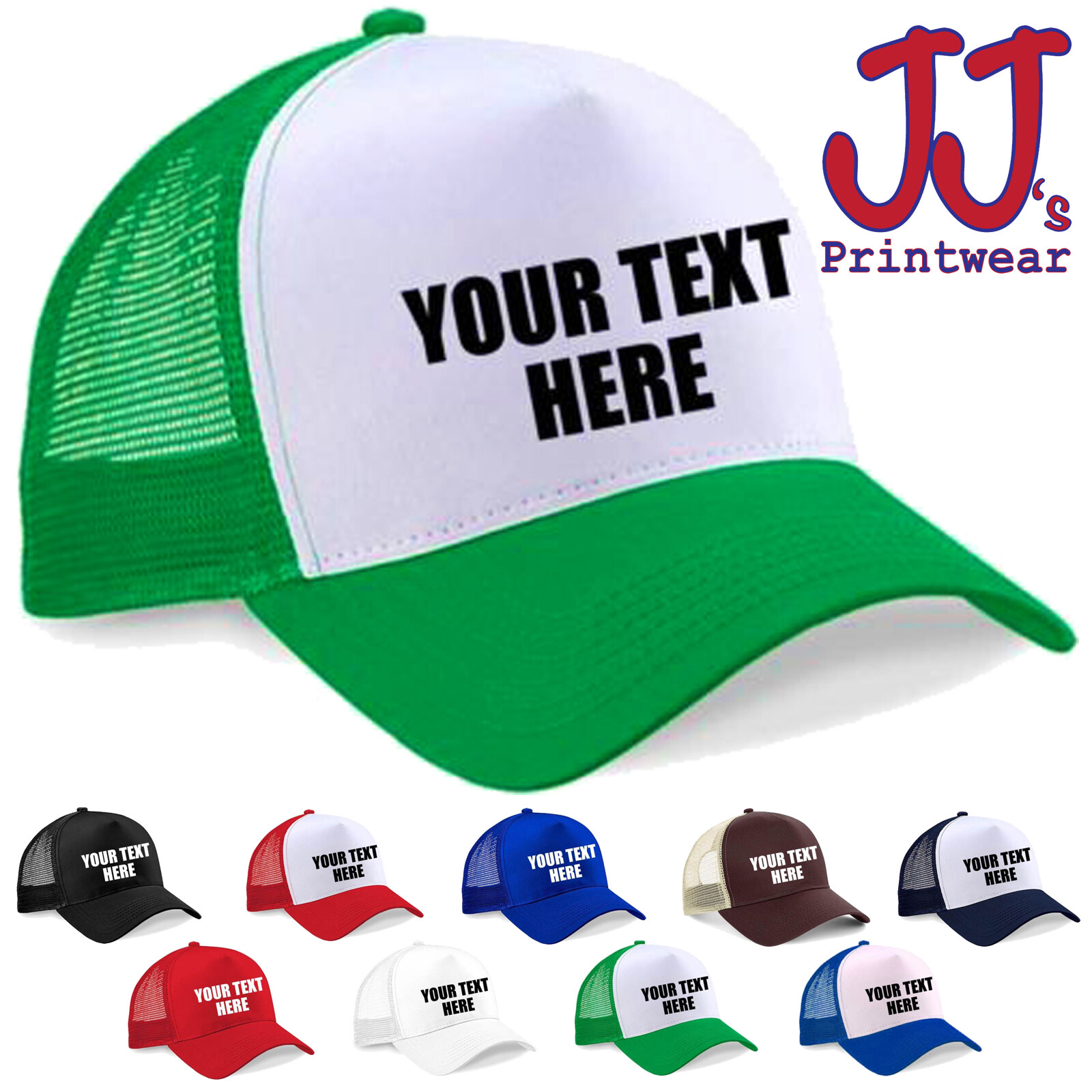 personalised trucker caps uk