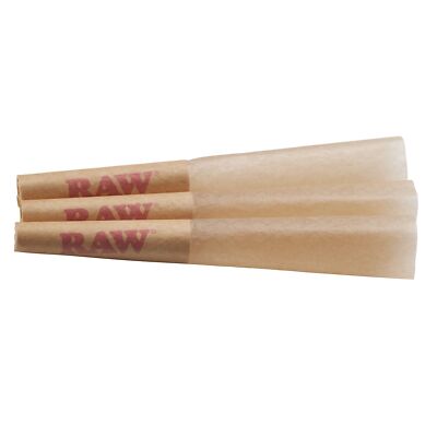 RAW Cones Single Size Dogwalker: 150 Pack - Mini Pre Rolled Cones Shorter Tha...