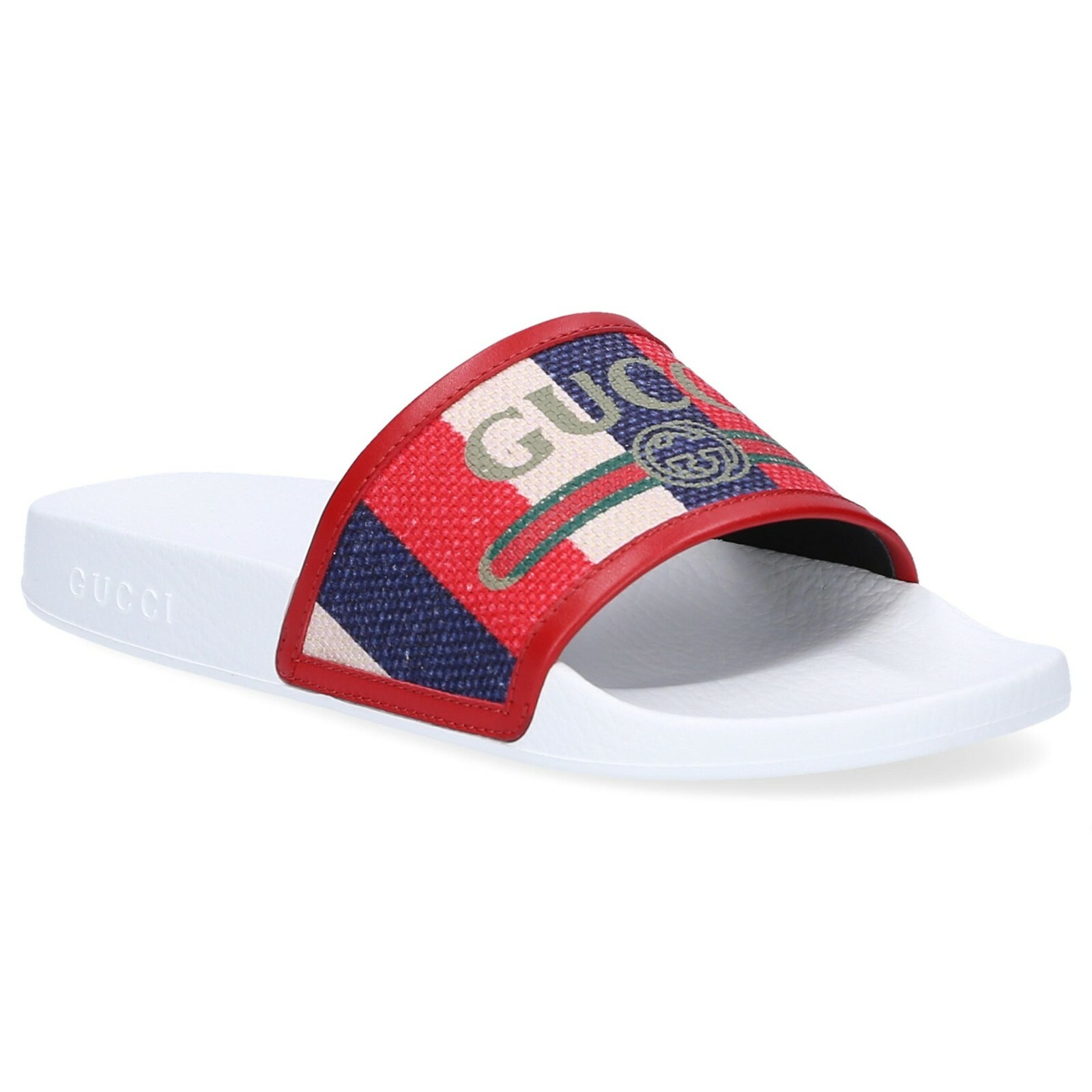 サンダル・ミュール Woolrich Slide Sandal With Logo Woolrich logo-embossed Flip Flops | Black | FARFETCH JO