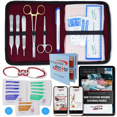 Suture Kit for Medical Students + Access to The Apprentice Academy's in-Depth...