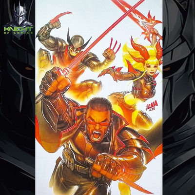 MIDNIGHT SUNS #4 - DAVID NAKAYAMA VIRGIN VARIANT WOLVERINE BLADE MARVEL 2022 NM+