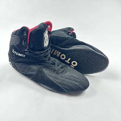 otomix weight lifting body building high top shoes womens 6 mens 45 red 224867198644