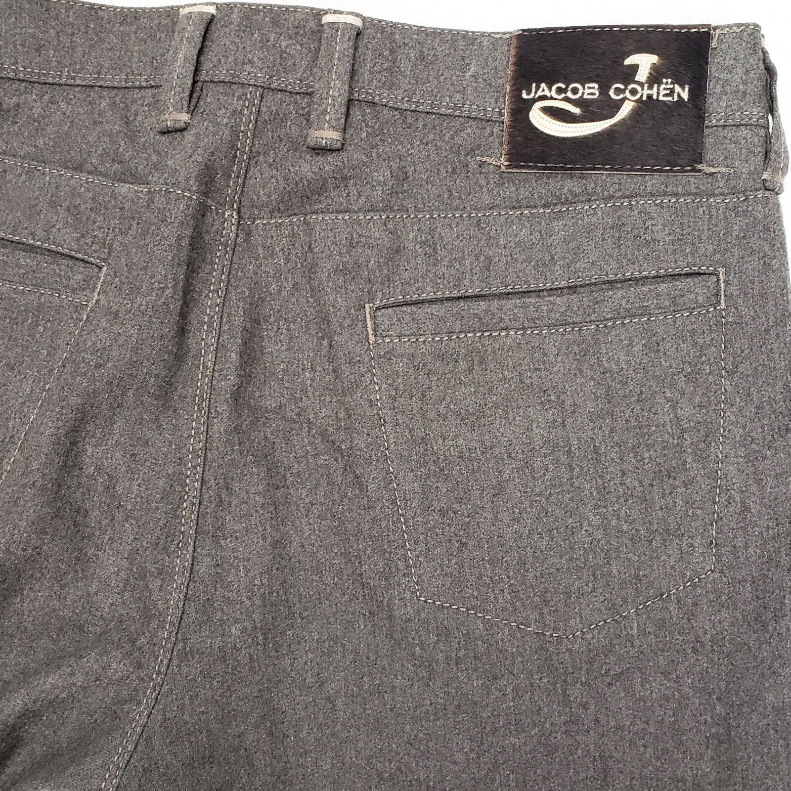 JACOB COHEN J606 BARBERIS CANONICO Pants Wool Flannel Chino JACOB COHEN J606 BARBERIS CANONICO Pants Wool Flannel Chino