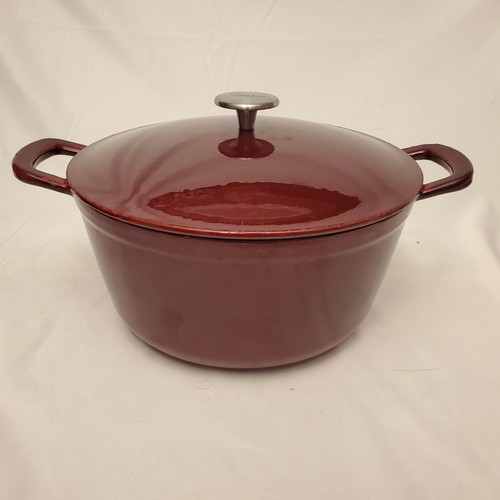 Enamel Rustic Cooking Cabin Cookware 4.5 Qt   Dutch Oven And Lid