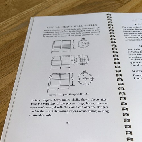 1948 ALCOA ALUMINUM IMPACT EXTRUSIONS Book - Aluminum Company of America