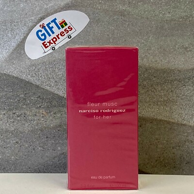 Narciso Rodriguez For Her Fleur Musc Perfume 3.3 oz EDP Spray for Women.New Box