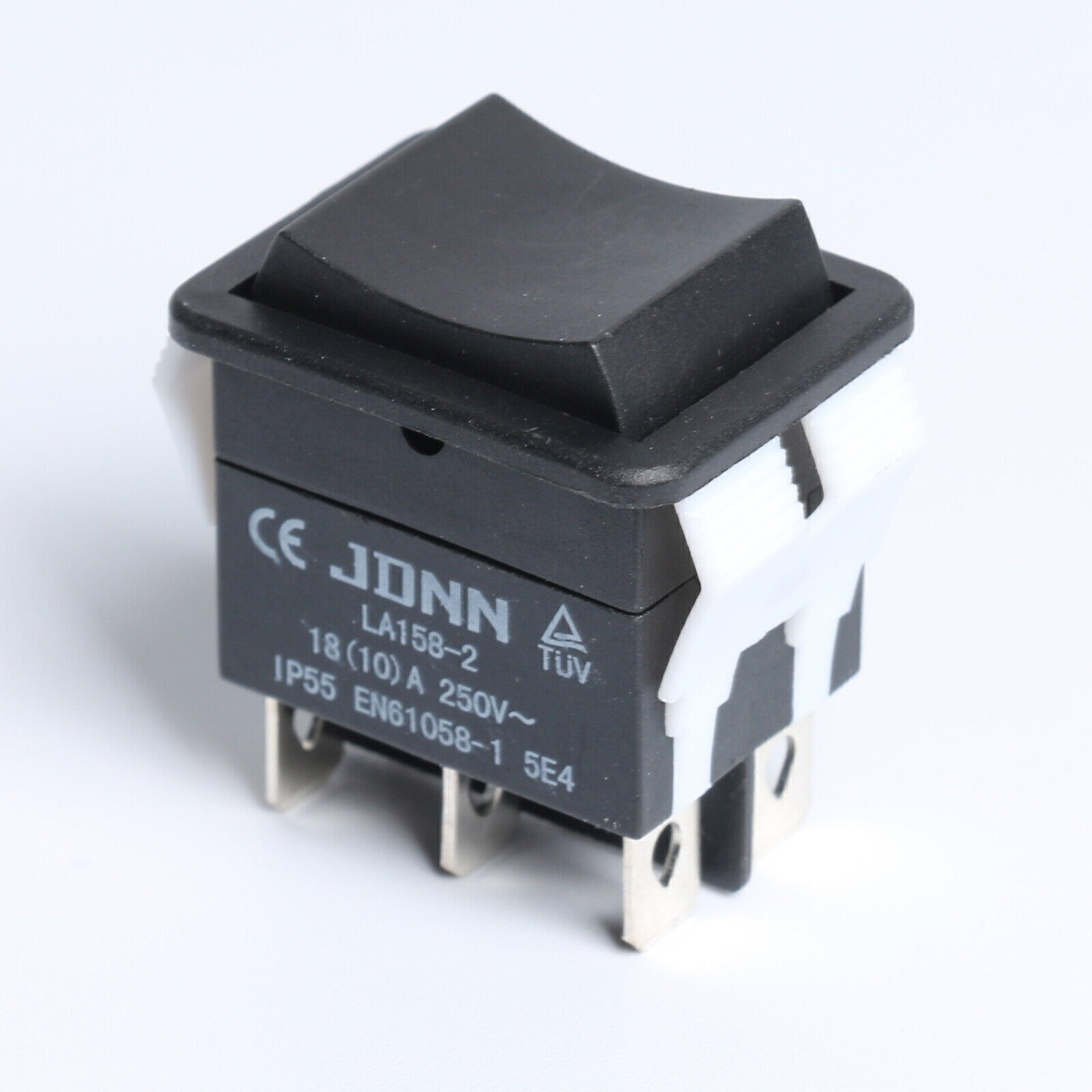 Waterproof JDNN LA158-2 250V 10A Electric Switch Double Momentary