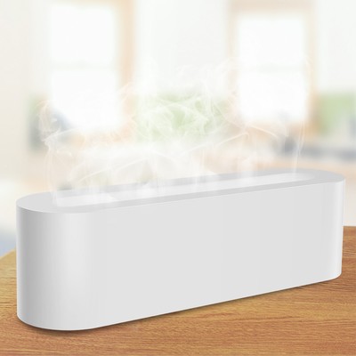 150ml USB Air Humidifier Essential Oil Aroma Diffuser 3D Flame Mist Home Decor ♵