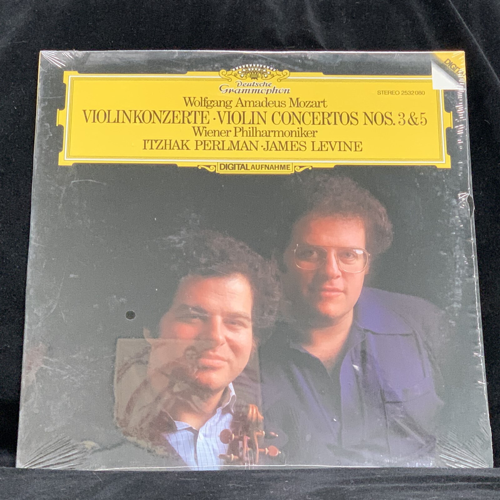 ITZHAK PERLMAN violin - MOZART Concertos #3 & 5 - DG 1983 ST