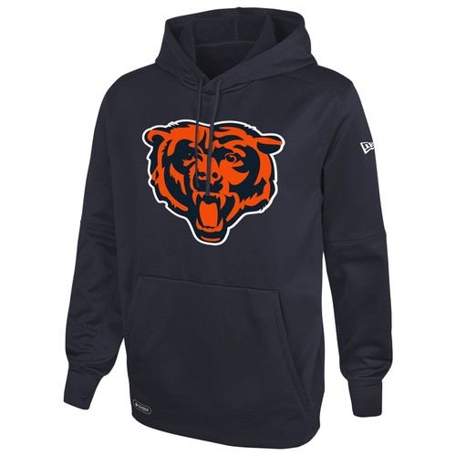 Мужская толстовка-пуловер с логотипом стадиона New Era Chicago Bears NFL, темно-синий