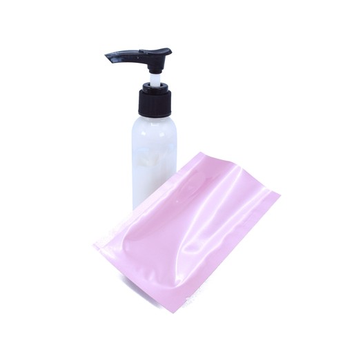 QQ Studio Glossy Metallic Foil SlickSeal™ Heat Seal Flat Open Fill Travel Packet