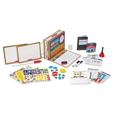 NEW Melissa & Doug School Time Classroom Play Set Pretend Teacher - FAST US Ship