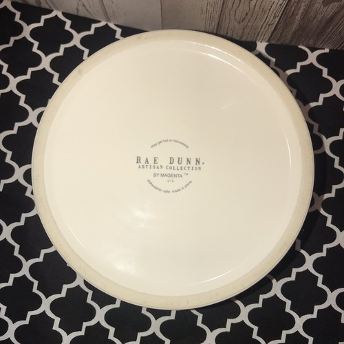 Rae Dunn NIBBLE LL Dog Dish - Ceramic, 6” - Brand New!!!