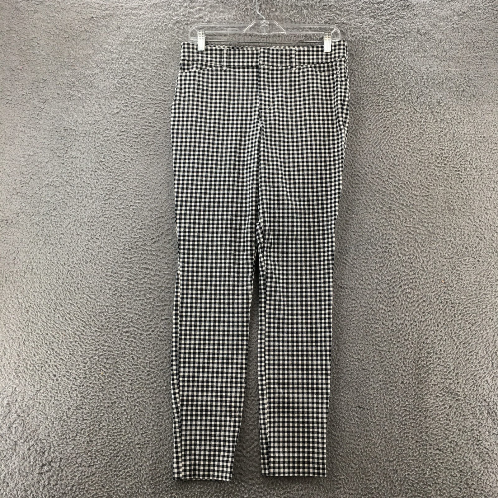 【新品・未使用】AMERI CLASSIC CHECK PANTS Old Navy High Rise Pixie Pants Womens 8 Black White Gingham