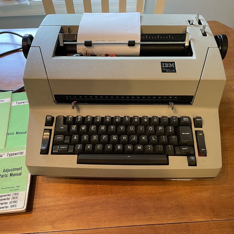 IBM Typewriter Model Serial Number Database
