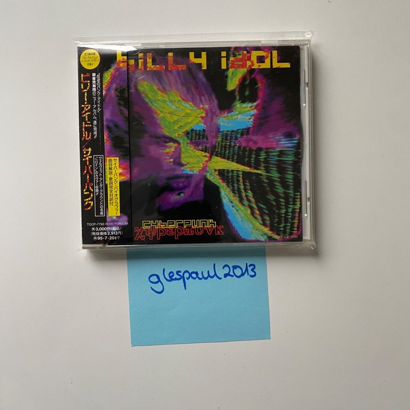 Billy Idol Cyberpunk Japan Promo Cd Tocp-7793 1993 W Obi