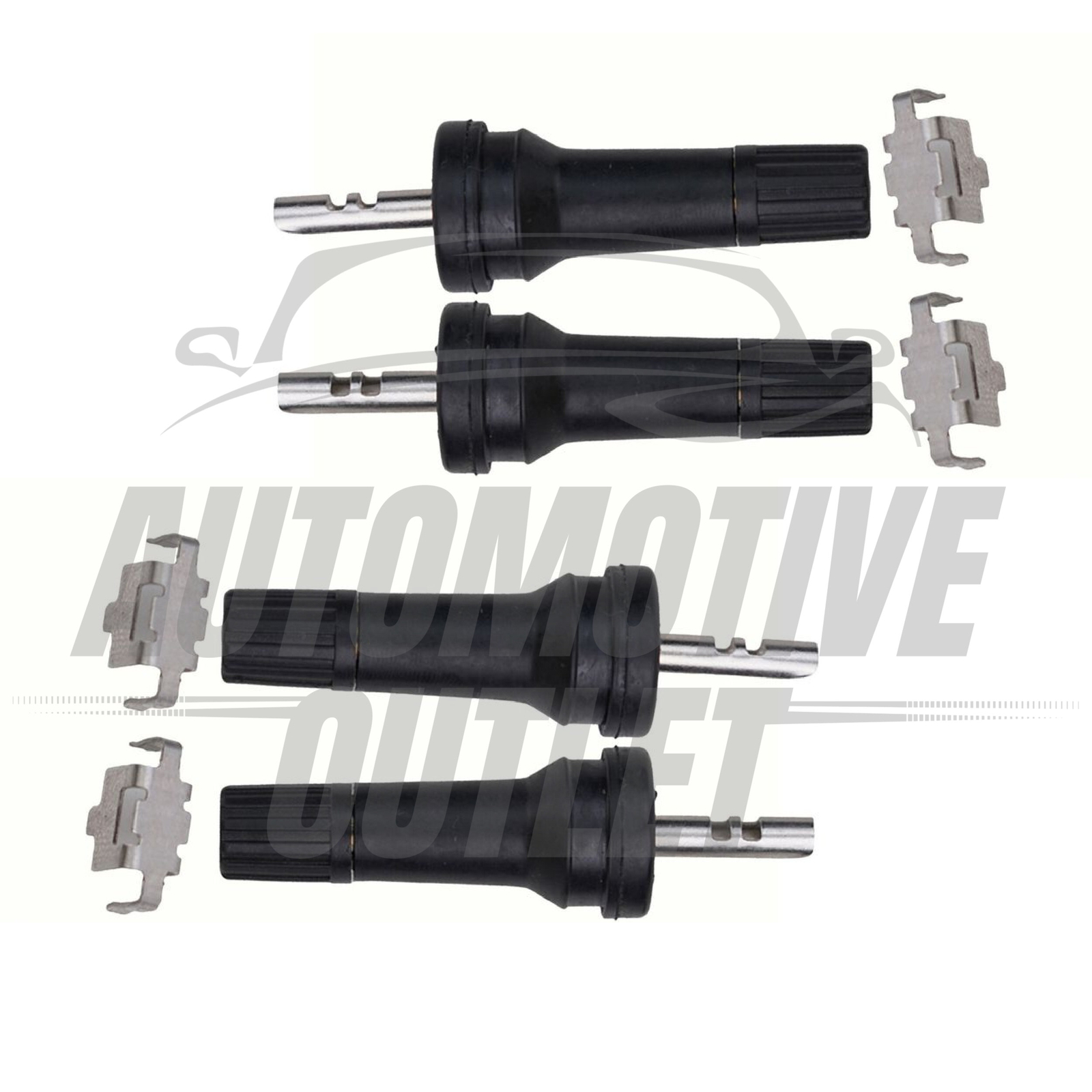 4x TPMS SENSOR VALVE STEM TYRE PRESSURE SERVICE KIT FOR NISSAN JUKE LEAF NAVARA 2