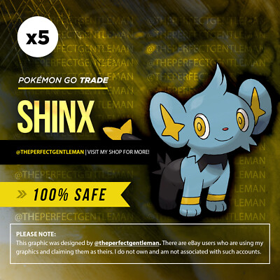 x5 Shinx - Pokemon Trade GO - #403 Gen 4 Sinnoh