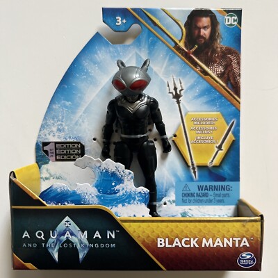 Spin Master DC Aquaman & The Lost Kingdom - BLACK MANTA - 4'' Action Figure  NEW