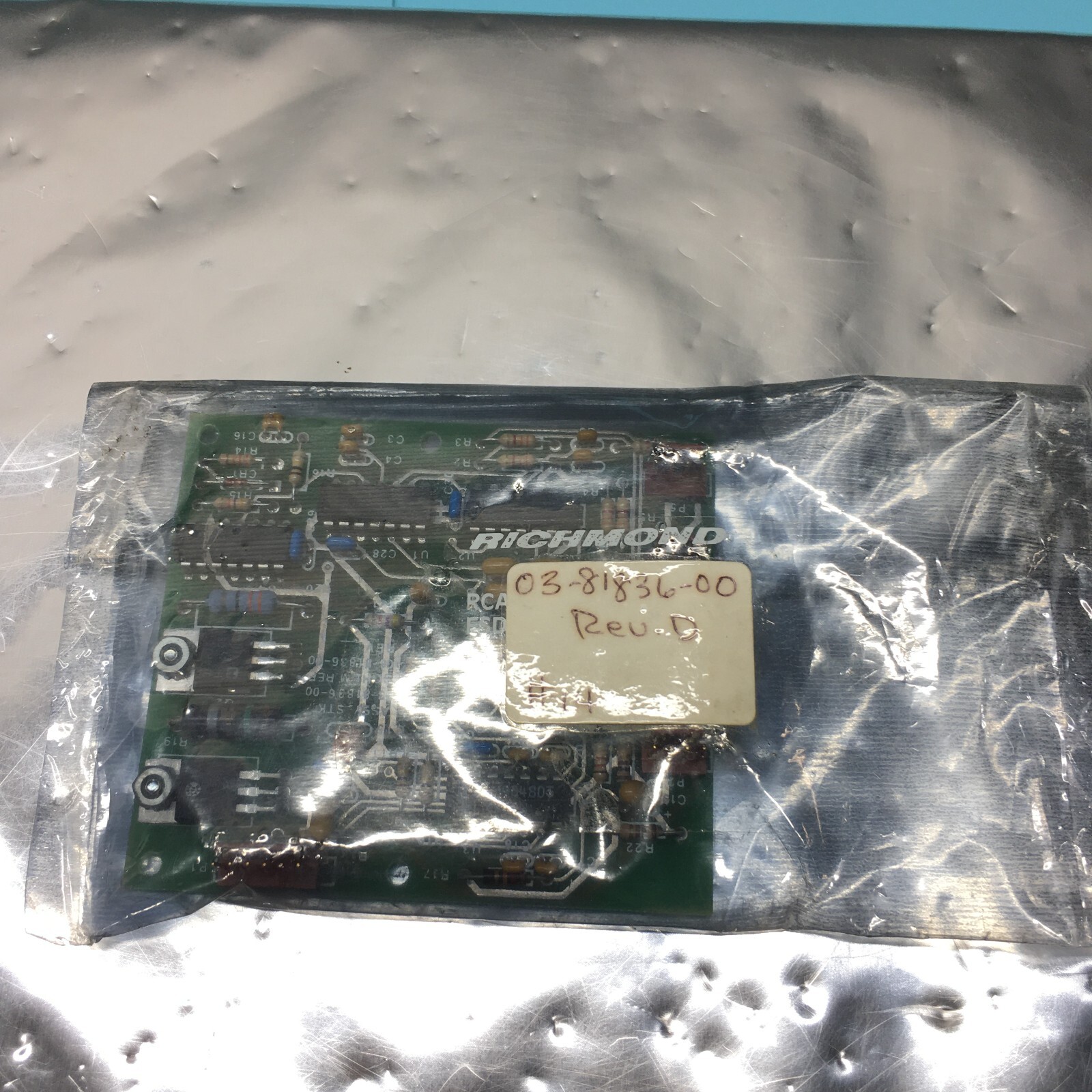 RICHMOND STK 03-81836-00 PCB, 06-81836-00 REV D, 116915