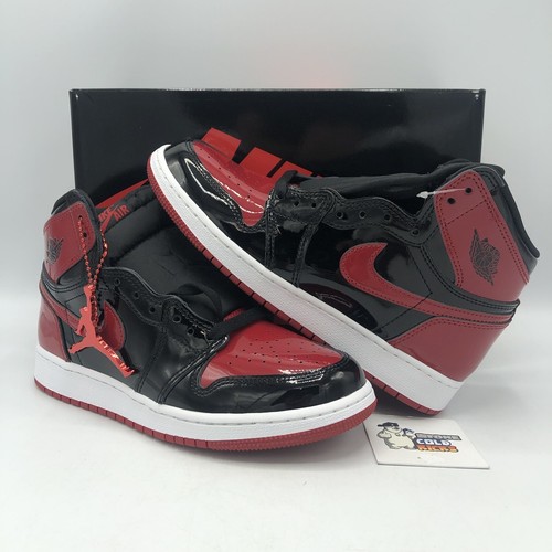 Nike Air Jordan 1 Retro High OG Bred Patent Leather 555088 063
