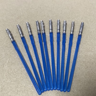 10Pcs Dark Blue Lightsaber Accessory Fit For Star Wars 3.75''OBI WAN Figure Toy