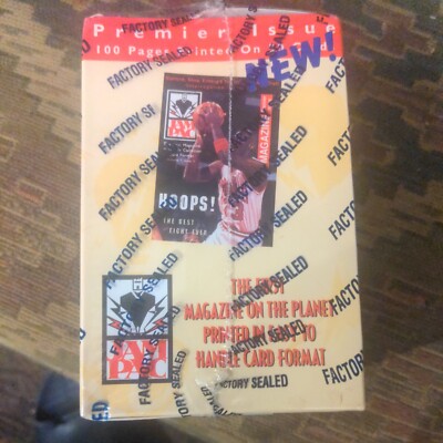 Hoops Magazine 1995 Premier Issue, Michael Jordan by Jam Pac, Sealed New
