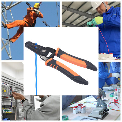 Wire Stripping Cutting Tool Hand-operated Wire Cable Cutter Pliers 50# Steel